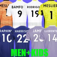 21 22 Leeds Üçüncü Futbol Formaları Raphinha Hayranları Oyuncu Sürüm 2021 2022 Ev James Harrison Kaleci Costa Bamford Phillips Erkekler Çocuk Kitleri Futbol Gömlek Üniformaları