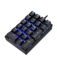 K23 USB-kabelgebundene numerische Tastatur-Maus-Kombos mit Switch Black Blue LED-Hintergrundbeleuchtung 21 Keys Outemu-Tastatur für OSU