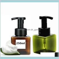 Flaskor Packing Office School Business Industrial 250ml8dot5oz Plastic Pump Foam Refillable Portable Tom Foaming Hand Soap Dispenser