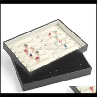 & Drop Delivery 2021 Tray Sponge Holder Jewelry Packaging Display Stand Button Detachable Stick Ring Jewellery Boxes Gift Box Liztc