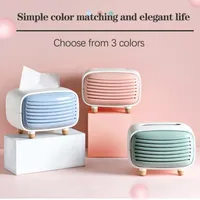 Tissue Boxes & Napkins Box Home Imitation Rradio Creative Cute Living Room Bamboo Charcoal Kitchen Paper Holder Storage D2