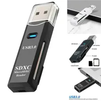 메모리 카드 리더기 USB3.0 마이크로 SD TF 트랜스 플래시 드라이브 멀티 카드 작성기 어댑터 컨버터 도구 노트북 액세서리
