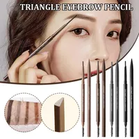 Gel bolígrafos ultra fino triángulos ceja lápiz preciso ceñera definición de ceño duradero herramienta de maquillaje de ojo impermeable pluma