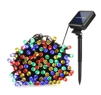 Solar Lamps LED String Light 100leds 200leds Outdoor Fairy Holiday Christmas Party Garlands Lawn Garden Lights Waterproof