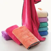Serviette 1pcs Tissu microfibre Baignoire douce pour adultes salle de bain chambre de nettoyage de voiture serviettes de séchage rapide accessoires