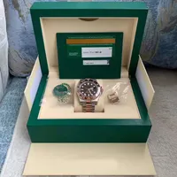 Lojista recomendar moda 2813 40mm cerâmico 18k Certificado de caixa de aço banhado a ouro 126711 CHNR Automatic Steel Rose Gold Watch Masculino Data