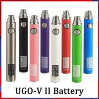 100% Original Ugo V I II V-2 650 900mAh EGO EGO 510 Bateria Micro USB Carga Vaporizadores E Cigs O Pen Vape Baterias