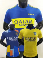 2021 2022 2023 Boca Juniors Player Wersja piłkarska Koszulki Marcos Rojo Carlitos de Rossi Tevez Salvio Home Away 3 21 22 23 Football Tight Shirt