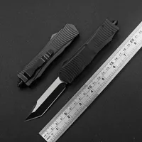 Portable quick-opening tactical automatic knife 440 blade sharp non-slip handle outdoor EDC camping hunting kitchen tool wholesale Holiday gifts