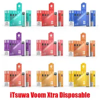 Original Itsuwa Voom Xtra Dispositivo descartável Pods Kit E-Cigarette 1500 Puffs 600mAh Bateria 5ml Cartucho Prefilado Tanque de Cartucho Vape Pen Bar Plus XXL 100% Autêntico