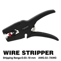 Draht-Stripper-Werkzeug-Abisolierzange Automatische 0,08-10mm 32-7AWG Cutter Kabelschere D3 Multitool Einstellbare Präzision 220118