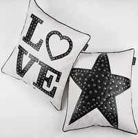 Cuscino / cuscino decorativo cuscino a mano perline cuscino cuscino cover cojines decorativos para sofà geometrico stella cuscini cuscini cuscini cuscini copri