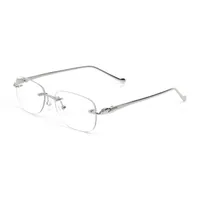 Sonnenbrille für Frauen Männer Vintage Leopard Randlose kratzfeste Metall Runde Eyewear Zubehör Oval Rahmen Outdoor Lesen Einfache Top High Quality Classic