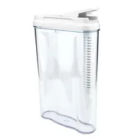 İçme Su Filtresi Tankı Akış Filtreli Su Sürahi Seviyesi 3 Bileşik Gıda Standardı ABS Olarak BPA, 1,2 litre beyaz