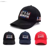 Давайте поехать Брэндон Бейсбол Party Hats Dome Вышитая солнцем Хлопчатобумажная шляпа 3 цвета BDC21