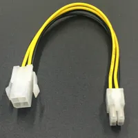 4 Pin ATX Molex Strömförsörjningslägg Kabel Man till Kvinnlig Port Wire IDE