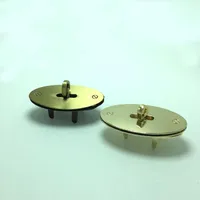 Bag Parts & Accessories 7.5cm/4.7cm Metal Turn Lock Standard Brush Antique Gold Color For Bolsas Twist Luggage Closured Locks
