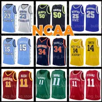 NCAA 25 Penny Hardaway Basketbol Forması 12 John Stockton 34 Charles Barkley Koleji Toni Kukoc North Carolina Aşağı Merion Will Smith Carlton Bankaları Gary Payton Mens