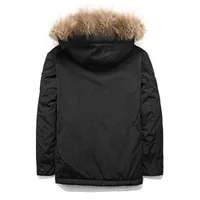冬のカナダのグッズジャケットパーカー綿パッド入り洋服豪華な厚い若いメンズレディースミディアム大暖かいガース地図テーブルパーカーコート