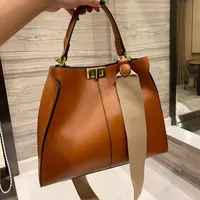 Fashion Handbag Lady Tote Bag Crossbody Shoulder Bags Genuine Leather Lock f letter Detchable Nylon Strap Inner Pockets Hand230p