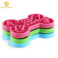Dog Apparel Pet Bowl Slow Feeder Silicone Interactive For Dogs Cats Puppy Products Bowls Small Large Cat Washing YT0020