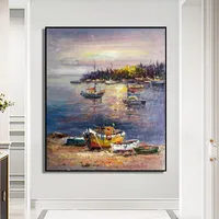 Obrazy 100% Ręcznie malowane Modern Art Painting na Płótnie Zdjęcia Wall Pictures For Live Room Adornement Home Decor