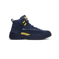 Jumpman 12 Michigan Basketball Shoes 12s Men Sneakers Sku de alta calidad BQ3180 407 (entrega dentro de las 24 horas)
