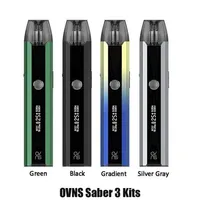 Autentiska ovns Saber III Saber 3 Kit 700mAh Batteri 2.5ml Kapacitet Pod Tom E Cigarette Kit Vape Pen 100% ORIGINALA30A58158Q