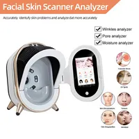 Facial Skin Scanner Diagnostisk analysator Artificiell intelligens Bildinstrument Skin Detektor Åtta Spectrum 3d Hud Salcesle
