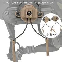 Bisiklet Kaskları Taktik Kask Ray Adaptörü Kulaklık Tutucu Seti Arc Adaptörü Desteği