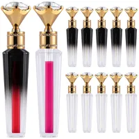 Diamond Shaped Lipstick Monsters Flessen Containers Clear Mini Lip Gloss Buis Lege Hervulbare Balsm Fles voor Cosmetische DIY Make-up Organizer