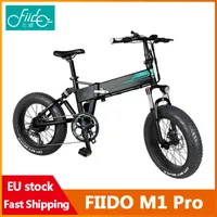 [EU instock] Fiido M1 Pro Electric Bike 20 Cal Tire Fat 12.8AH 48V 500 W Składany rowerowy 50km / h Top Speed ​​130km Mileage Zakres inclusive VAT
