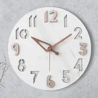 Wanduhren Nordic Modern Clock für Zuhause Minimalistisches Industrial Silent Living Room Orologio da Parete Dekoration ZP50BGZ