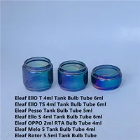 Eleaf Ello T TSペッサーSOPPOメロ5ローター4ml 2ml RTA 5.5mlタンクレインボー球根ガラスチューブバブルファットボーイ交換用チューブ