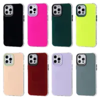 Spiegel Anti-Drop Candy Color Phone Cases für iPhone 11 12 Mini PRO MAX XR XS 8 7 PLUS SAMSUNG S20 Note20 mit Leopard Print Panther