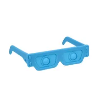 Nya Silikon Barnglasögon Fidgety Toy Creative Tryck Mjukt tryck Julklapp till Barn Boys och Flickor