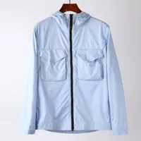 TOPSTONEY Herenjack Windbreaker Sweatshirt Casual Jas Brieven Zipper Cyberpunk Outdoor Hooded Streetwear 3 Kleuren Maat M-2XL