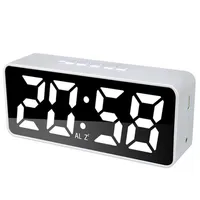 US акция смарт-приложение цифровой будильник с 100 цветов светодиодный белый A51303F