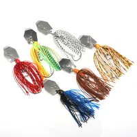 1 unids Chatterbait Tackle Fishing Lure Spinnerbait Buzz Buzz Artificial Isca Walleye Fish Bass Pike Wobbler para Trolling Switebait