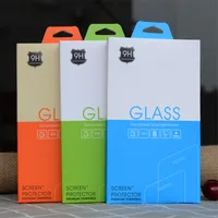 Lege retailpakket Papier Verpakkingsdoos voor iPhone 11 12 Mini Protector 6 7 8 XS PRO MAX SAMSUNG S10 + gehard glas