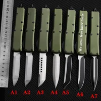 BENCHMADE bm335 Knives accept customization laser engraving t6061 high hardness handle VG10 blade tactical camping automatic knife  MOQ1pcs ZLONG folding EDC tool