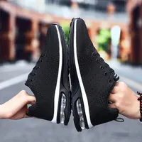 Klasik Siyah Koşu Ayakkabıları Hava Cush Moda Spor Açık Sneakers Yumuşak Sole Erkek Kadın Fabrika Doğrudan Satış Spor Ayakkabı Boyutu EU39-44