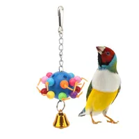 Andra fågelleveranser pipifren leksaker för papegoja tillbehör boll husdjur bur dekoration abborre budgie parakeet afrikansk grå jouet perroquet