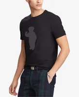 미국 크기의 베어 티셔츠 남자 프린트 베어 티셔츠 미국 짧은 슬리브 표준 EU 영국 크기 셔츠 S-3XL