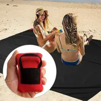 Camping Sprzęt Outdoor Portable Mat Mini Nylon Składany Kieszonkowy Piknik Koc Plaża Dla Coussin Exterieur Pads