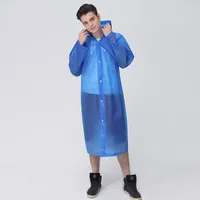 Kadın Trençkotları Unisex Taşınabilir Yağmur Birliği Kadın Erkek Açık Yağmur Giyim Su Geçirmez Kamp Kapşonlu Ponchos Plastik Anahtarlama Top Yağmur Kapağı