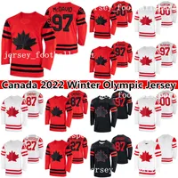 97 Connor McDavid 2022 Team Canada Hockey Jersey Sidney Crosby Alex Pietrangelo Nathan Mackinnon John Tavares Mitch Marner Patrice Bergeron Mark Stone