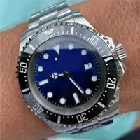 Relógio dos homens da moda 43mm Ocean Homer Series Cerâmica Rotating Bezel Sapphire Vidro De Aço Inoxidável Bloqueio Lock Bracelete Movimento Automático Mens Mens Mens Relógios