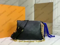 Saco designer coussin pm em relevo bolsa de couro designers luxurys mulheres cross corporal punho cadeia bolsa carteiras M57792 m57913 m57790