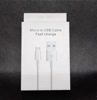 1M 3ft Phone to USB Cables Charging White stord Charger Line مع حزم صناديق البيع بالتجزئة أو Samsung S8 S10 S23 S22 S21 Huawei Xiaomi Google Oppo Mobile Home Cable